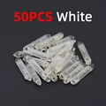 50pcs white