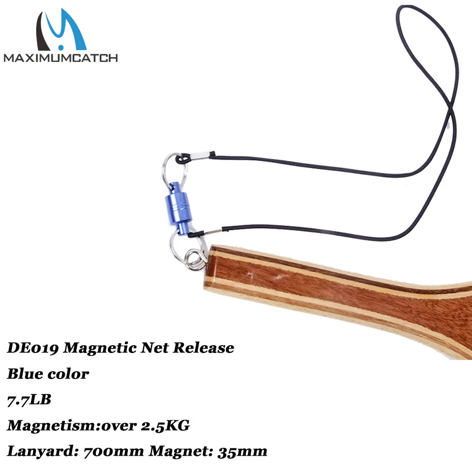 Maximumcatch-Red magnética de pesca con mosca, soporte de red de liberación y captura, fortalece 1,2-3,5 KG con cordón fuerte, accesorio de pesca - imagen 3