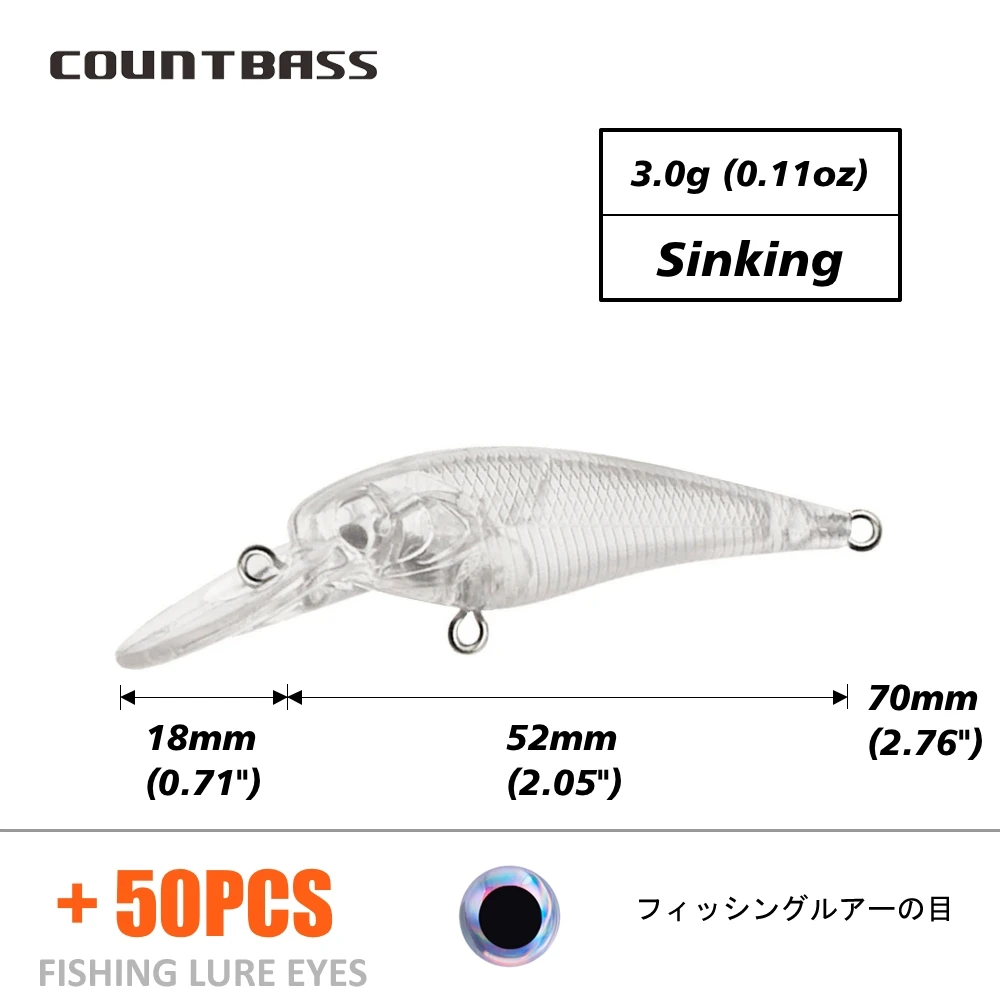 Blank Lure With Eyes