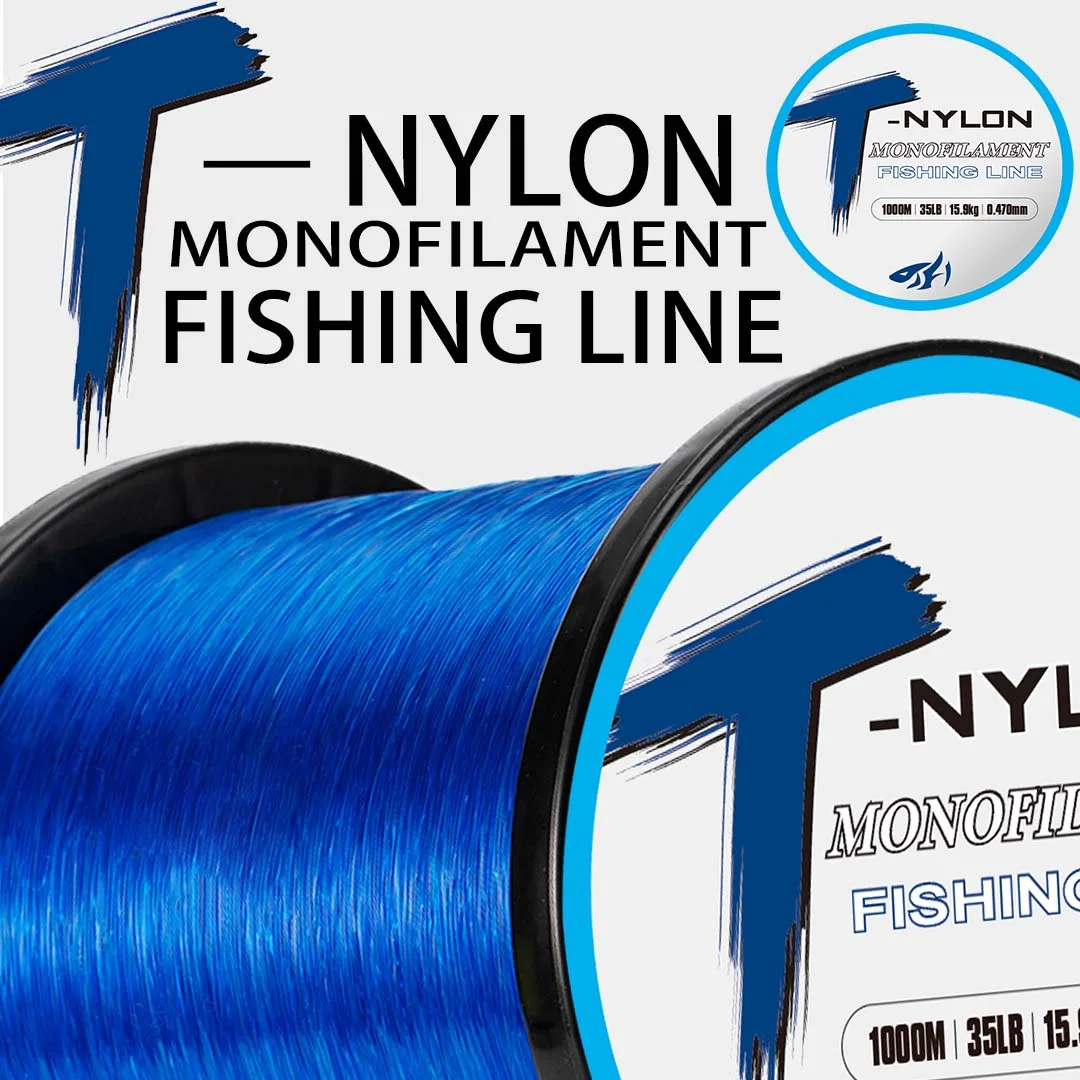 pesca pesca accesorios accesorios de pesca hilo trenzado peLínea de pesca de monofilamento de nailon THORNSLINE de 1000m, suministros de pesca zylka wedkarska, nueva carpa de pesca de nailon recubierta de fluorocarbono