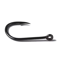 Anzuelos Jig de acero al carbono con ojo grande para carpa