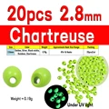 20pcs Chartreuse 2o8