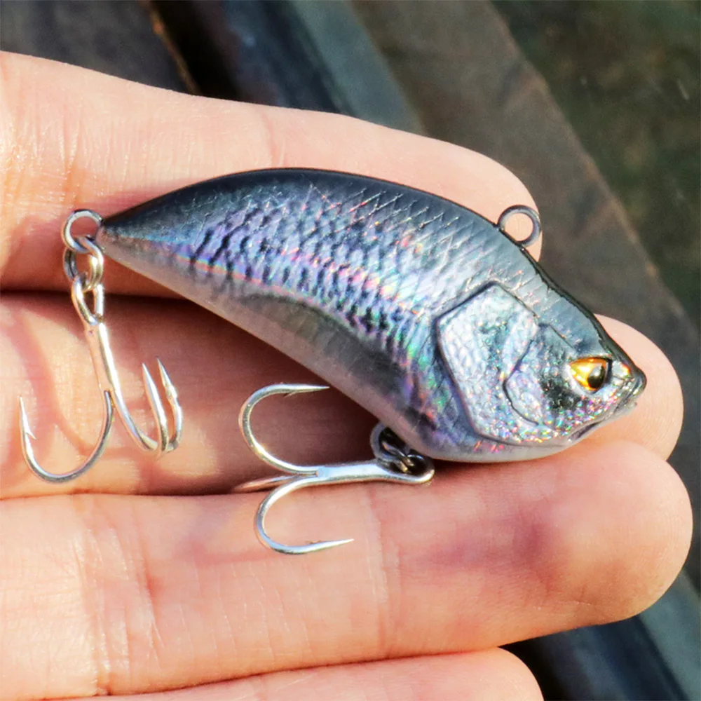 Sonajero VIB 12g 5,3 cm señuelo tipo lápiz que se hunde acero de tungsteno Pesca de carpa Jerkbait Pesca Popper Swimbait gancho Minnow cebo de silicona - imagen 5