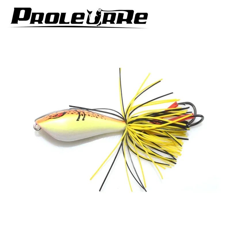 1 unidad de 9cm 9,2g ranas Topwater cebos duros artificiales Pesca de lubina carpa señuelos buena Pesca de invierno señuelos de rana Pesca - imagen 5