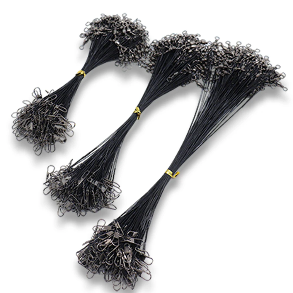 Línea de pesca de acero antimordida, fuerza de tracción súper fuerte de 15-30cm, accesorios de pesca, herramientas de pesca líderes de acero, productos de pesca - imagen 5