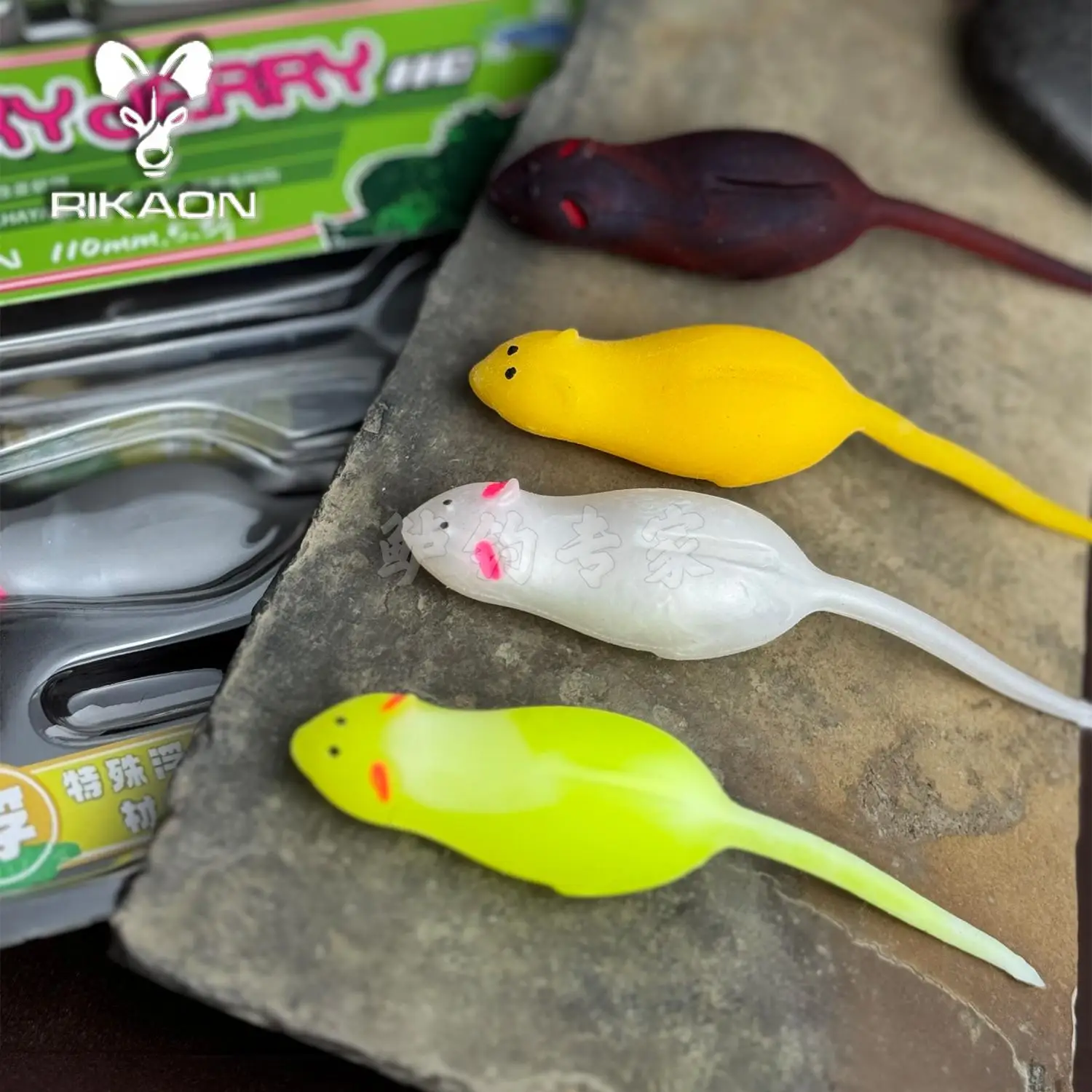 Wild Dog RIKAON JERKY JERRY Cebo flotante Cebo bajo de 4,5 pulgadas - imagen 2