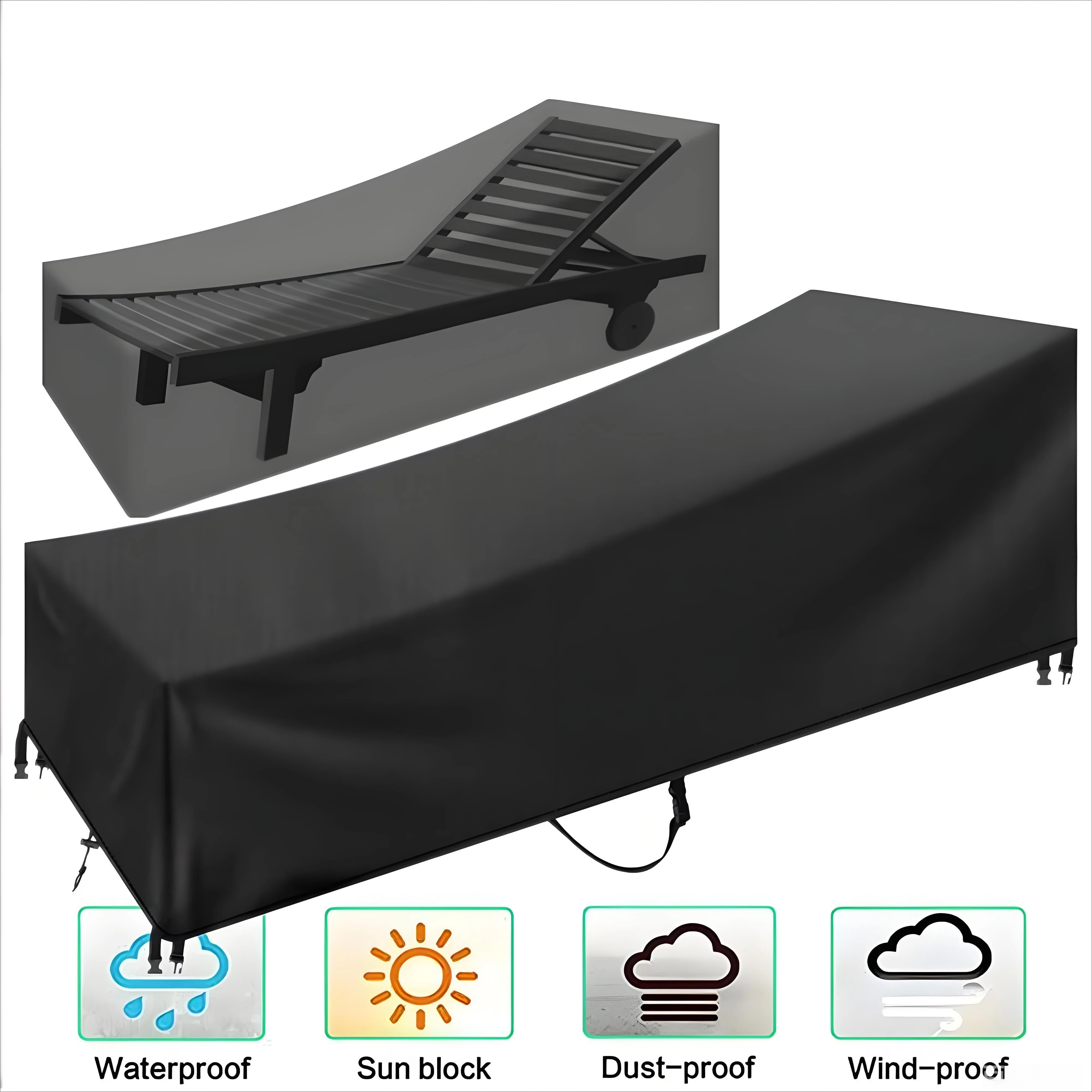 Funda Tumbona Impermeable – Cubierta Protectora para Jardín - imagen 3