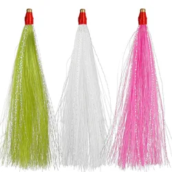Bucktail Señuelo cobre y falda curricán para flounder