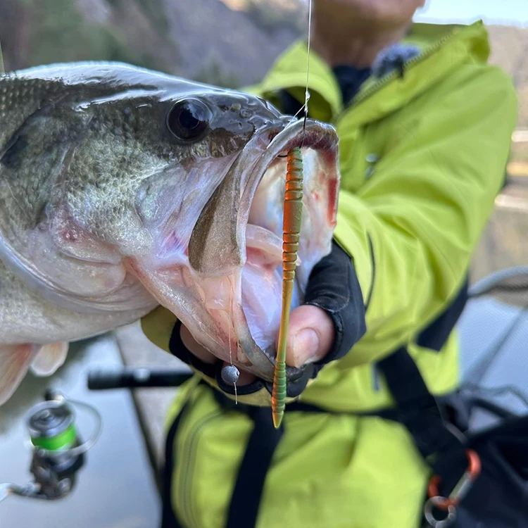Yicheng Changji-cebo de Luya de insecto flotante lento, perca sin plomo, pez mandarín, Japón, 3 pulgadas, 4 pulgadas - imagen 5