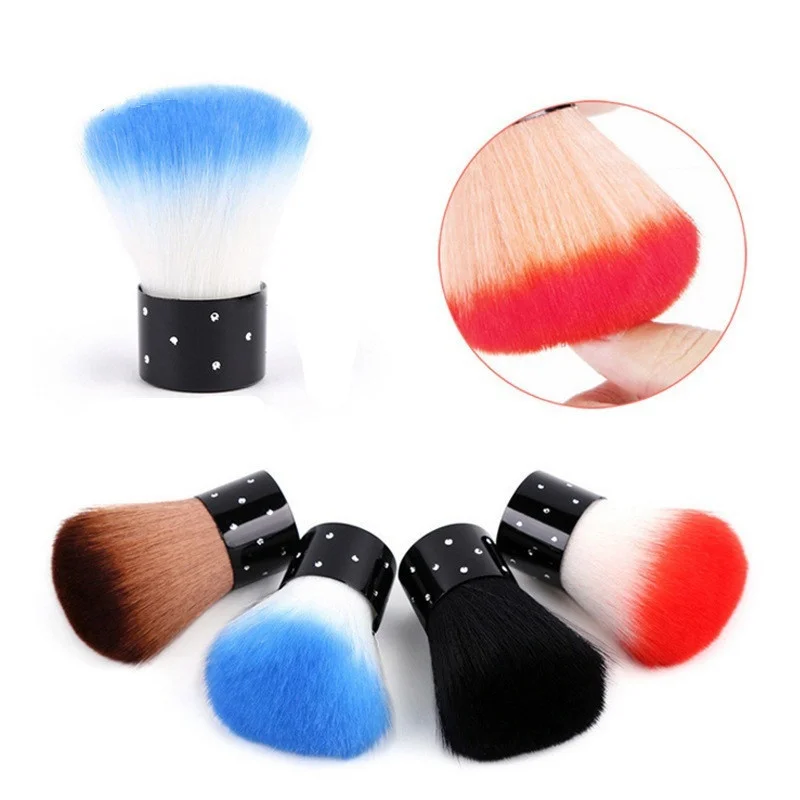 1 Uds. Limpiador de herramientas para uñas, cepillo de limpieza de polvo, cepillo de arte suave para uñas, esmalte de Gel UV acrílico, herramienta de limpieza para manicura y pedicura - imagen 2