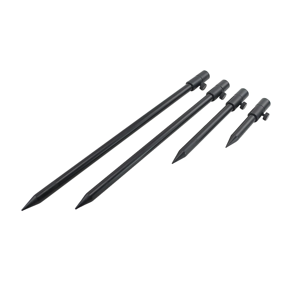 Banco de pesca de carpa – 2 varillas aluminio negro 16mm - imagen 5