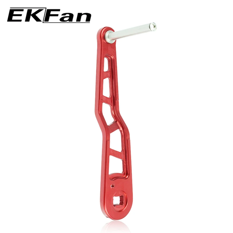EKfan CNC Technology Engraving 120MM  Reel Handle Stainless Steel Shaftl Fishing Accessory - imagen 4