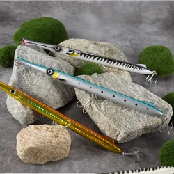 Señuelos de Pesca de fundición larga, color aleatorio, 1 unidad, para Leerfish Bluefish y trucha, 225mm/23g, Stickbait Pesca