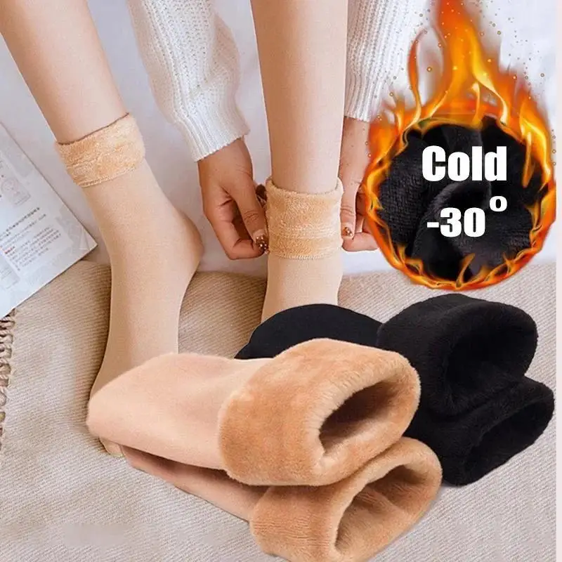 Calcetines de lana y cachemira – Térmicos gruesos para nieve - imagen 4