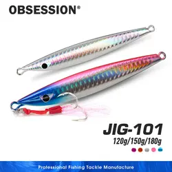 Obsession J101 – Metal Jig con Brillo UV para Slow Jigging