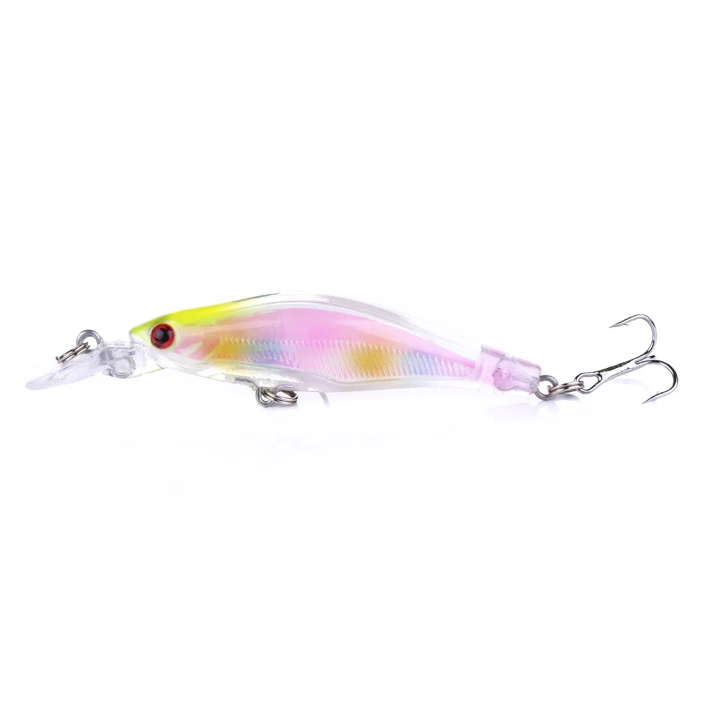 Señuelo Minnow Crankbait para lubina y perca con anzuelos triples - imagen 4