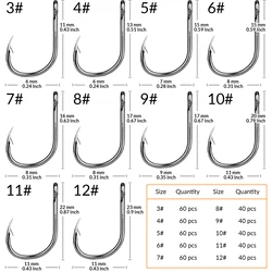 THKFISH Anzuelos circulares para carpa - Acero carbono, dorado negro plateado