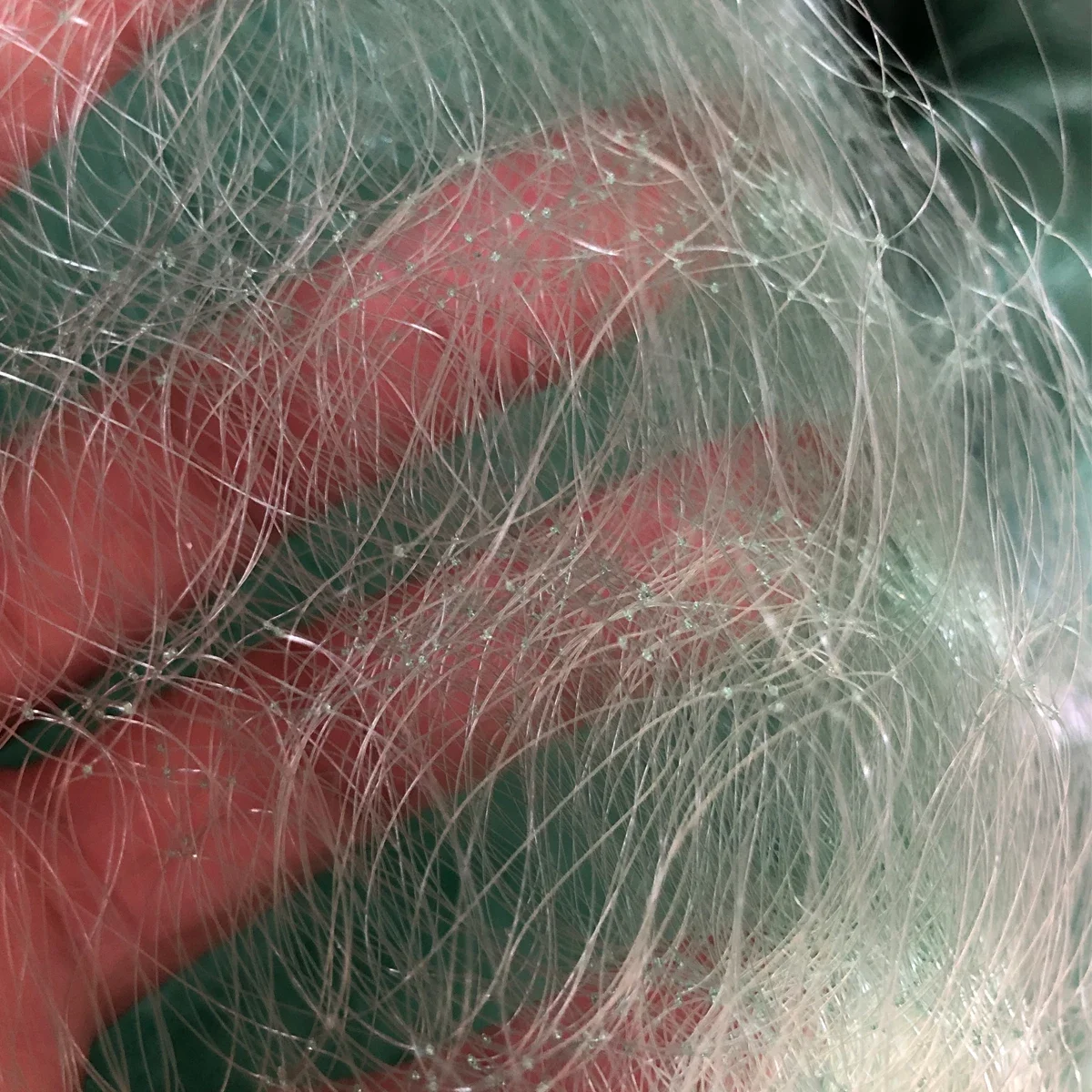 Monofilament Nylon Semi-Finished Products, Green Fishing Net, Mesh Cloth, Single Layer Twine, 0.12mm-0.17mm, Big Size - imagen 5