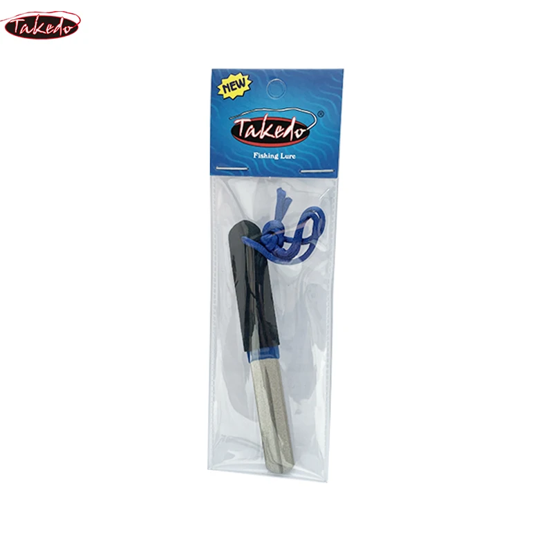 TAKEDO-Afilador De Anzuelos XF01, Anzuelos De pesca De doble cara, línea De limado, diamante, 10cm, 20g, gran oferta - imagen 5