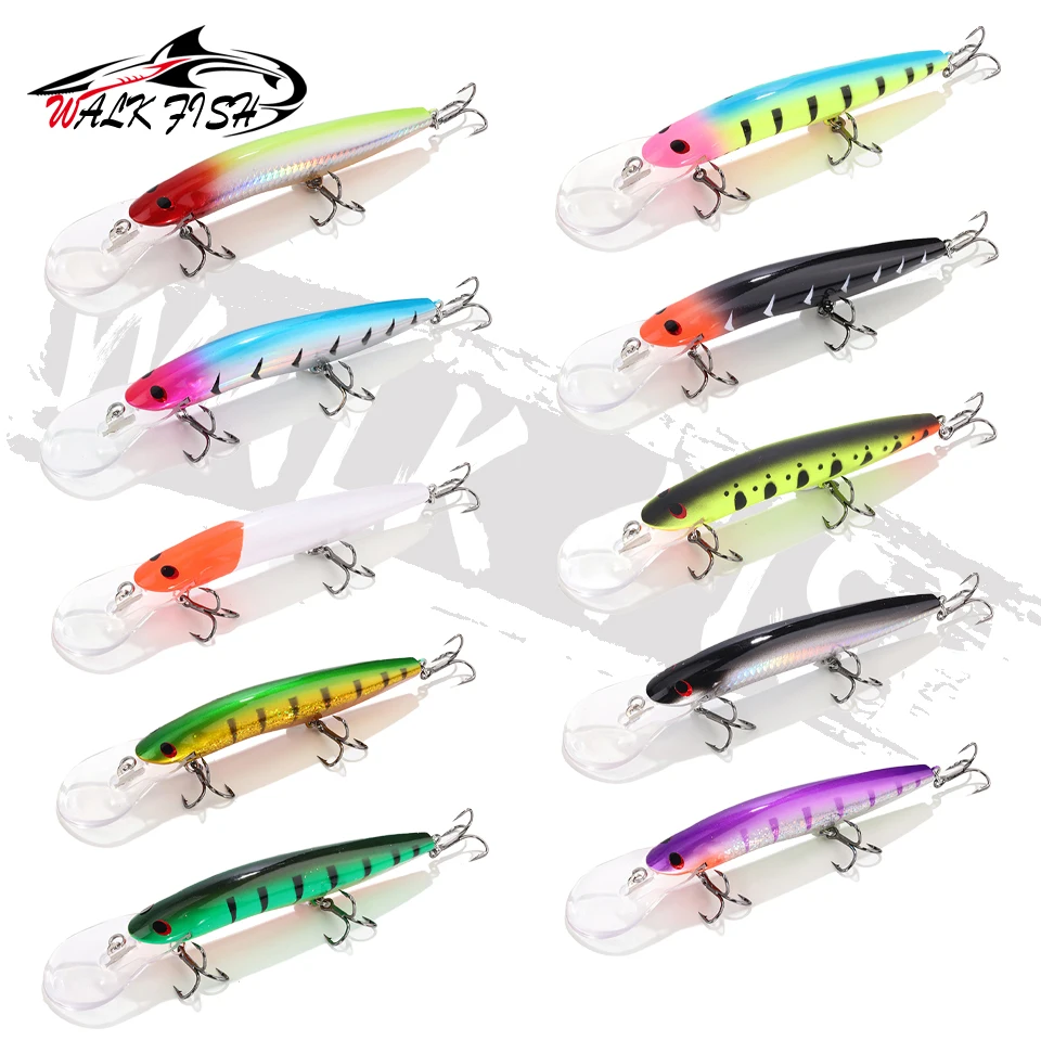 Walk Fish Wobbler articulado – Pececillo buceo profundo para curricán - imagen 3