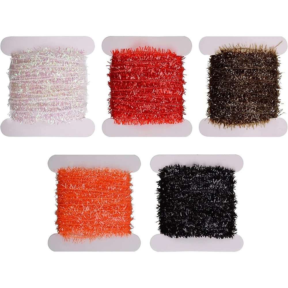 Línea de pesca con mosca de cristal, 50/40/30/20/10 piezas, multicolor, Material para hacer moscas - imagen 5