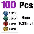 100Pcs 6mm