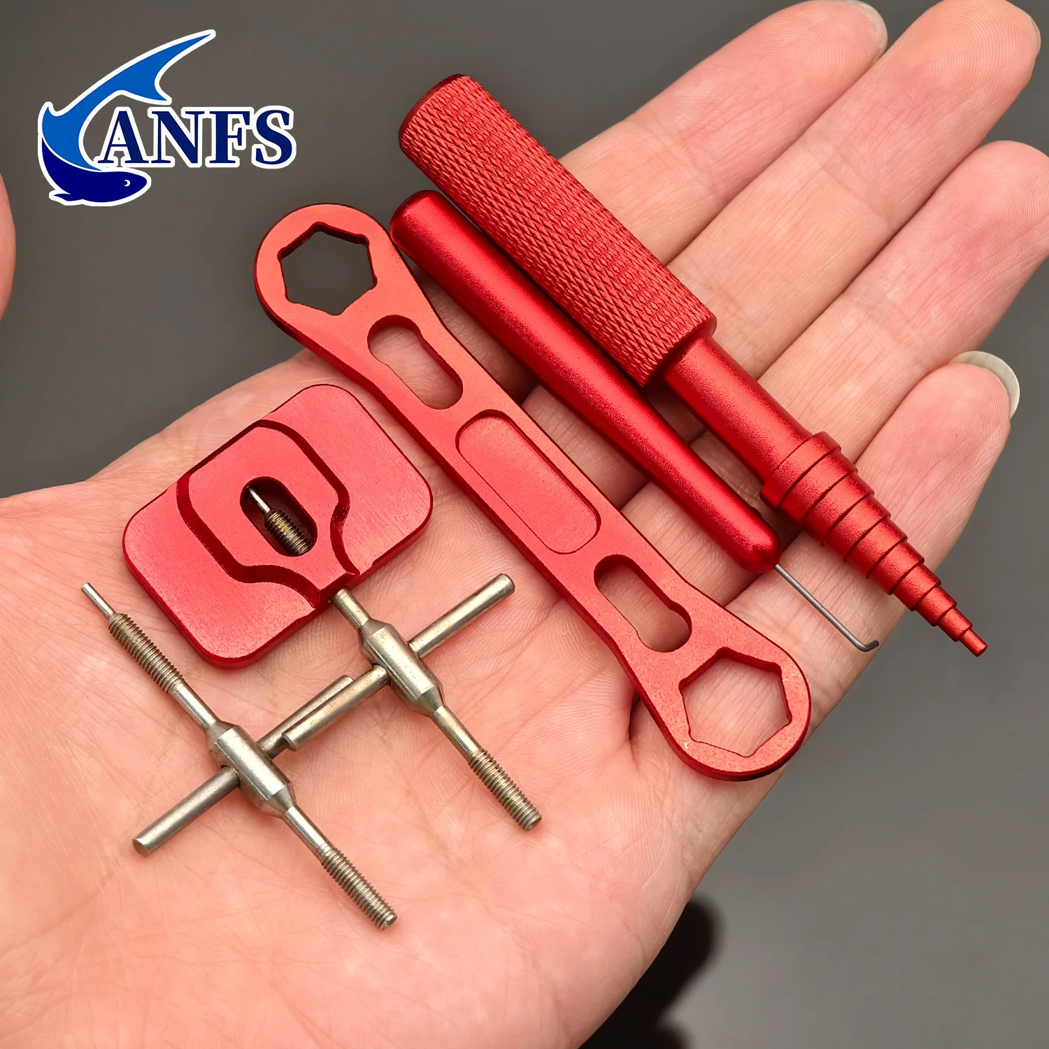 ANFS Kit de herramientas de reparación de carretes de pesca, 5 piezas Kit de herramientas de rodamiento de carrete de pesca Kit removedor de cojinetes de carrete Herramientas de uso DIY - imagen 5
