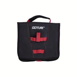 Goture Bolsa almacenamiento accesorios pesca cremallera suave duradera