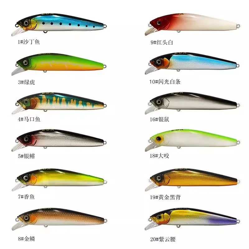 EOA-señuelo de pesca de pececillo flotante lento, 92SF, 92mm/14g, centro de gravedad, acero de tungsteno, cebo duro Wobbler Artificial, nuevo - imagen 3