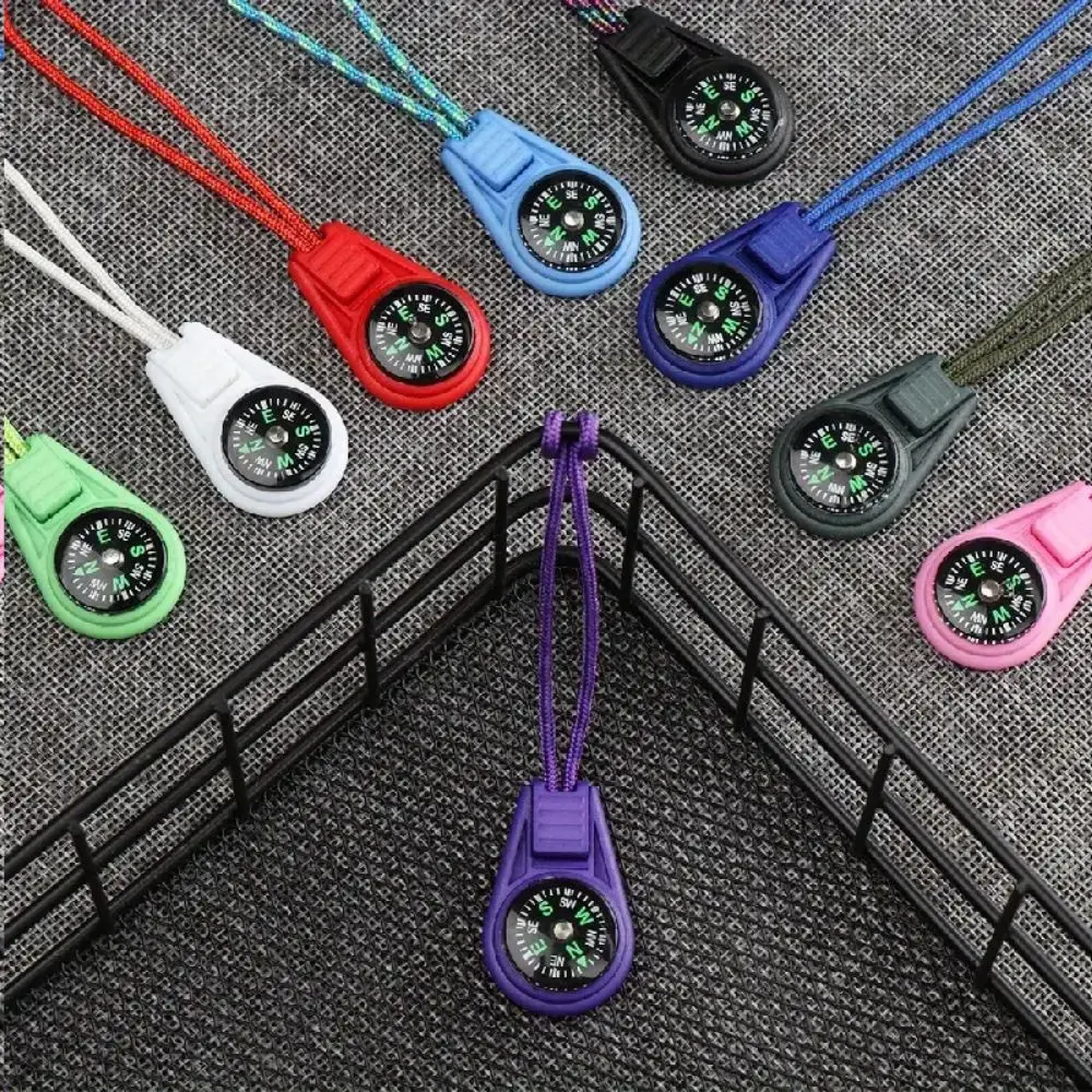 Colgante de brújula portátil, brújula de supervivencia al aire libre para acampar, senderismo, montañismo - imagen 2