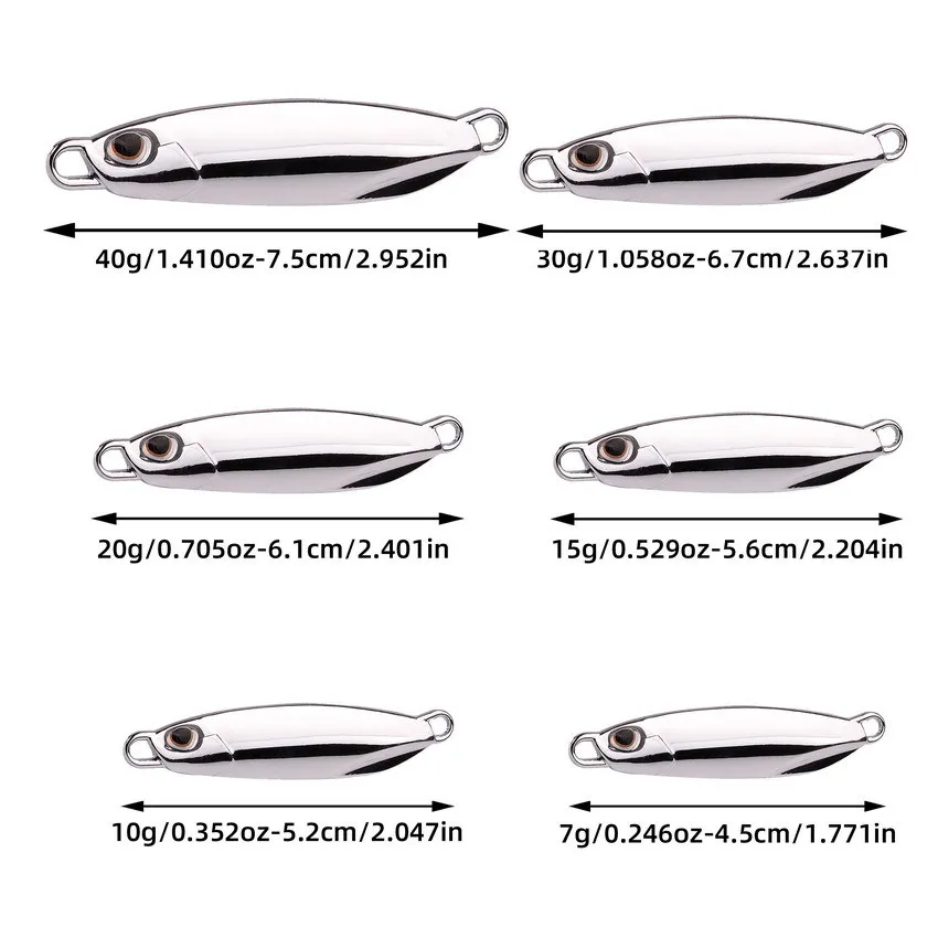 Cuchara metálica para lubina y caballa – Señuelo de pesca - imagen 3