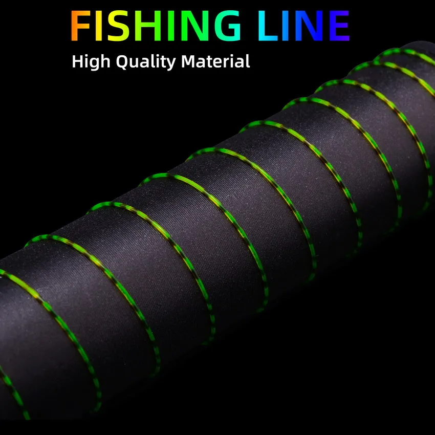 Línea de pesca de 100M-500M, 0,14mm-0,5mm, 4LB-34LB, proceso de tratamiento de revestimiento de fluorocarbono, superficie de carbono, línea de tablero de puntos de nailon - imagen 3