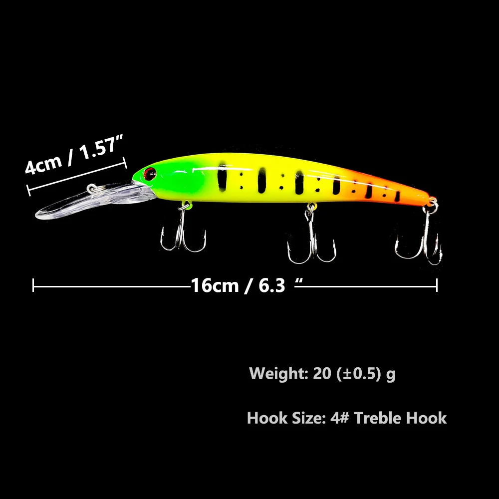 Crankbait de buceo profundo para lucio y lucioperca – Señuelo - imagen 5