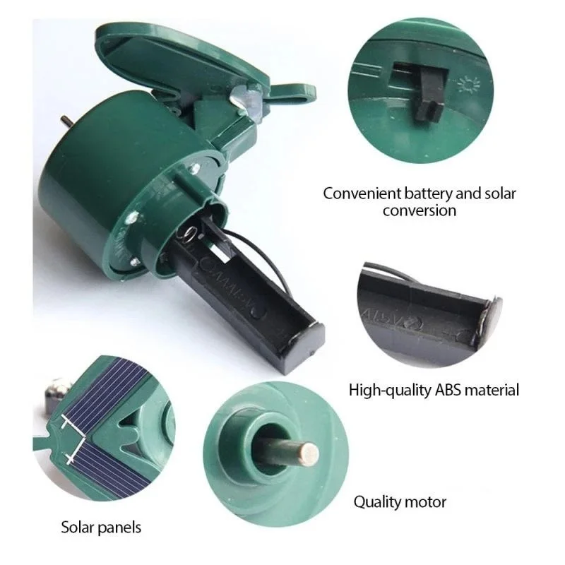 Decoración de jardín con energía Solar, mariposas flotantes, colibrí volador, patio de jardín, decoración del hogar al aire libre, tierras de cultivo - imagen 5