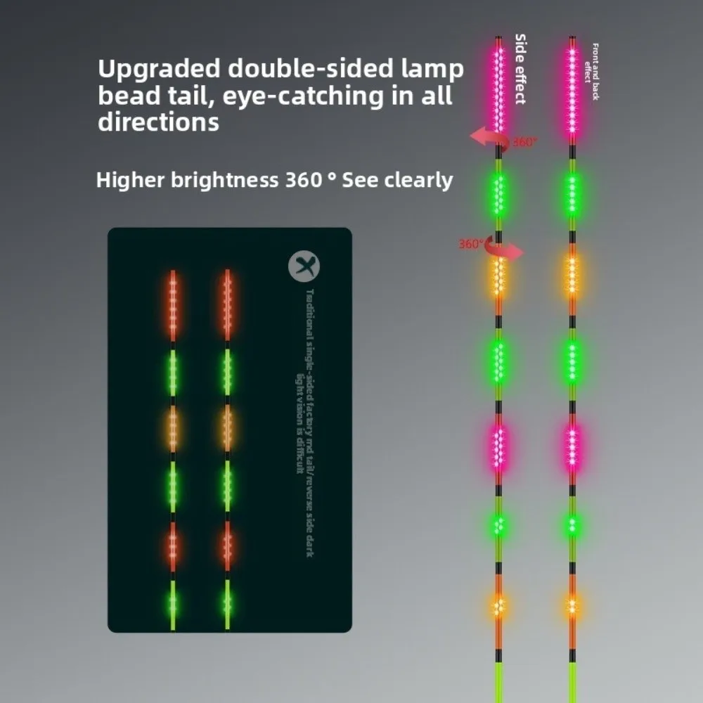 Flotador inteligente LED superbrillante, flotador luminoso superior ultra sensible, diseño electrónico, tecnología inteligente, boya de pesca - imagen 2