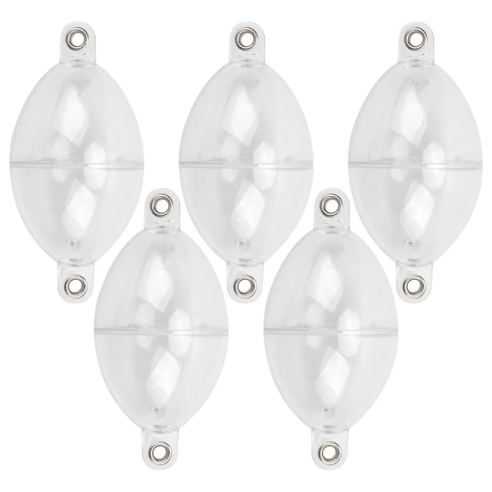 Flotadores Burbujas Ovalados Blanco 95×45mm – Pesca Plástico - imagen 2