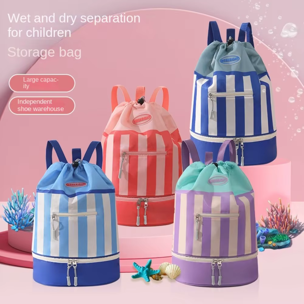 Mochila natación infantil impermeable – Compartimento seco y húmedo - imagen 2