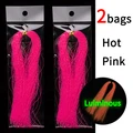 2 bags hot pink