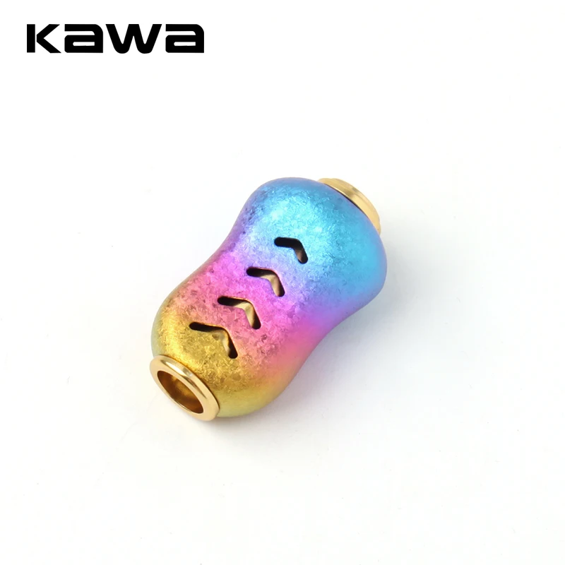 Kawa, 1 unidad, perilla de mango de carrete de pesca, perilla de aleación de titanio, traje de carrete S/D, longitud 36mm, 6 g/unidad, incluye 2 uds., accesorios de rodamiento, pesca DIY - imagen 2