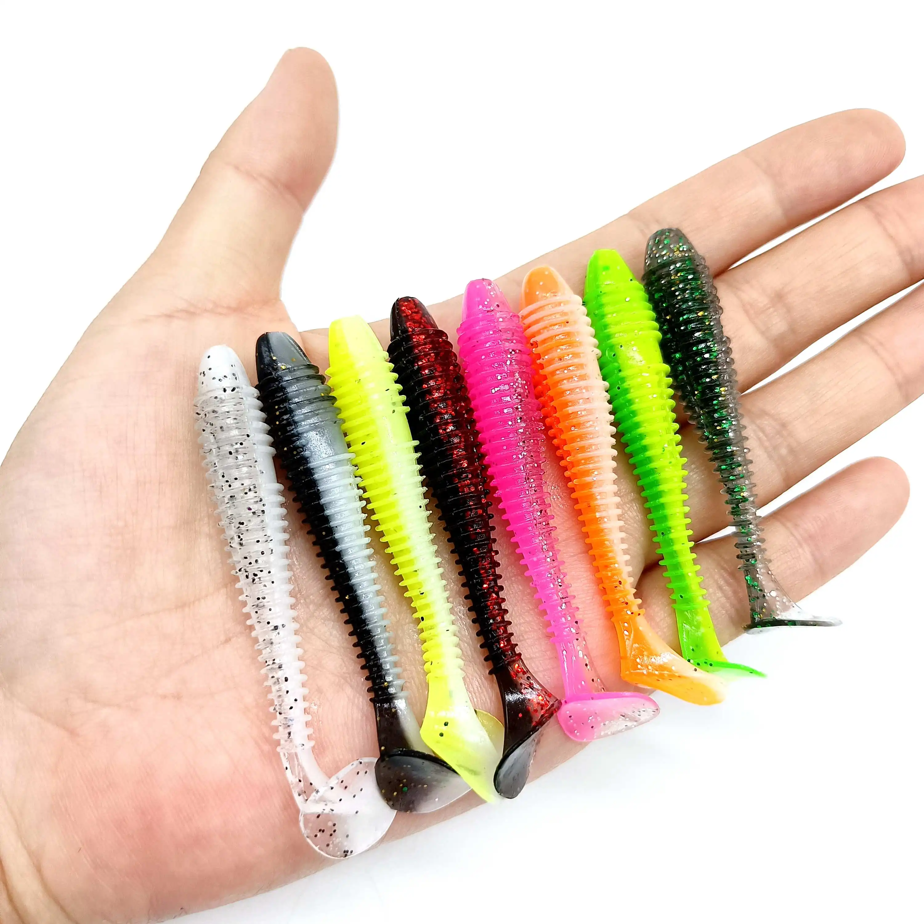 Vinilos hundimiento PVC DUODUOYU – Cola en T para lubina y carpa - imagen 3