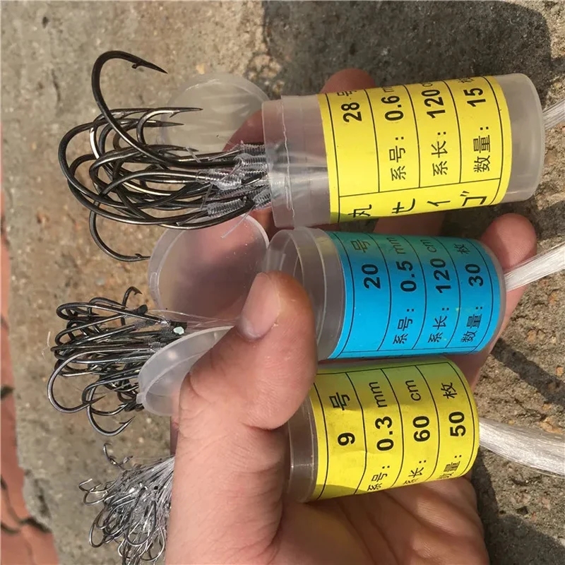 Gancho de caja Maruschi, alambre de amarre, gancho Maruschi 9 # -28 #   Anzuelo Maruschi, anzuelo de pesca de mar, anzuelo de pesca para barco con púa - imagen 3