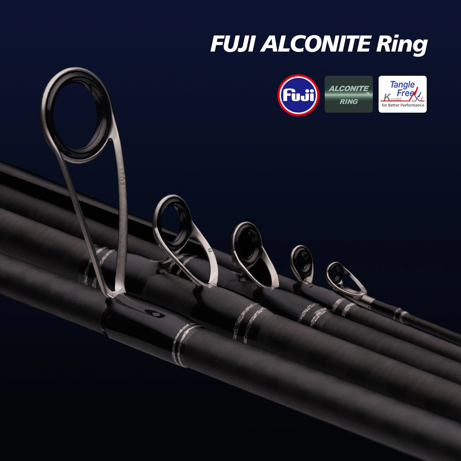 Caña PURELURE para vinilos – Carbono Toray 36T con anillas Fuji - imagen 3
