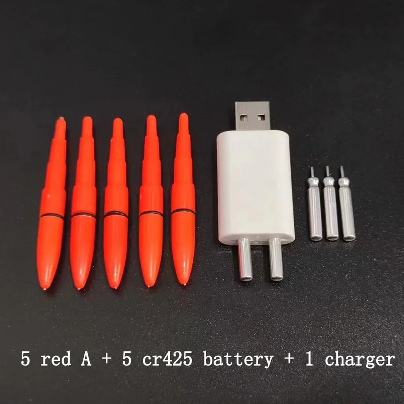 red A and 1 charger