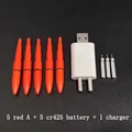 red A and 1 charger