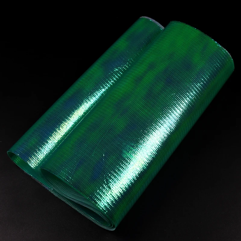 Wifreo, 5 bolsas X 15cmX110cm, película Flash holográfica metálica reforzada, película duradera de piel de pescado Sabiki, Material de ala de gancho Assit - imagen 3