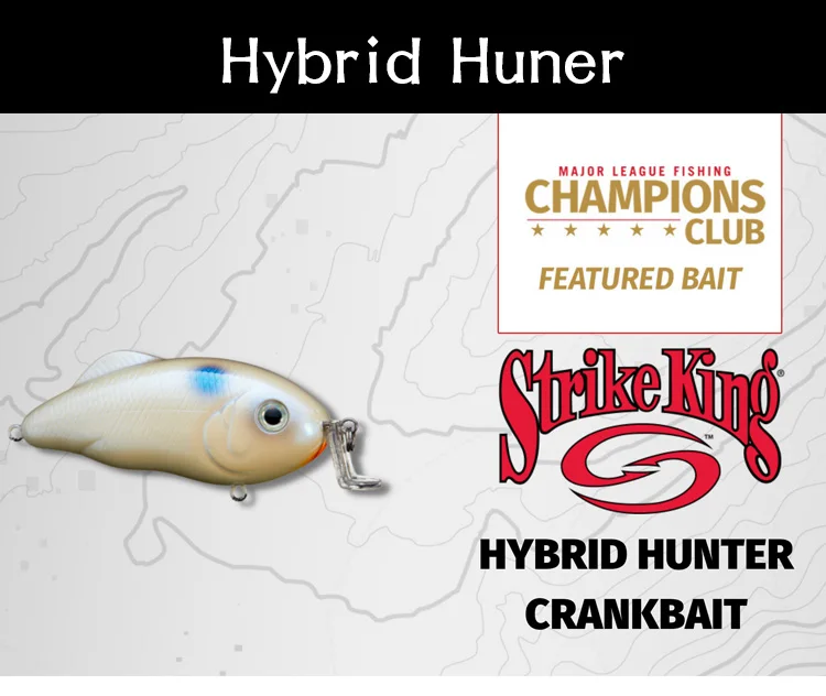 Strike King Hybrid Hunter Placa de lengüeta en forma de L Manivela gorda 14 g 28 g - imagen 4