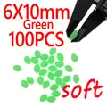 6X10mm Green 100pcs