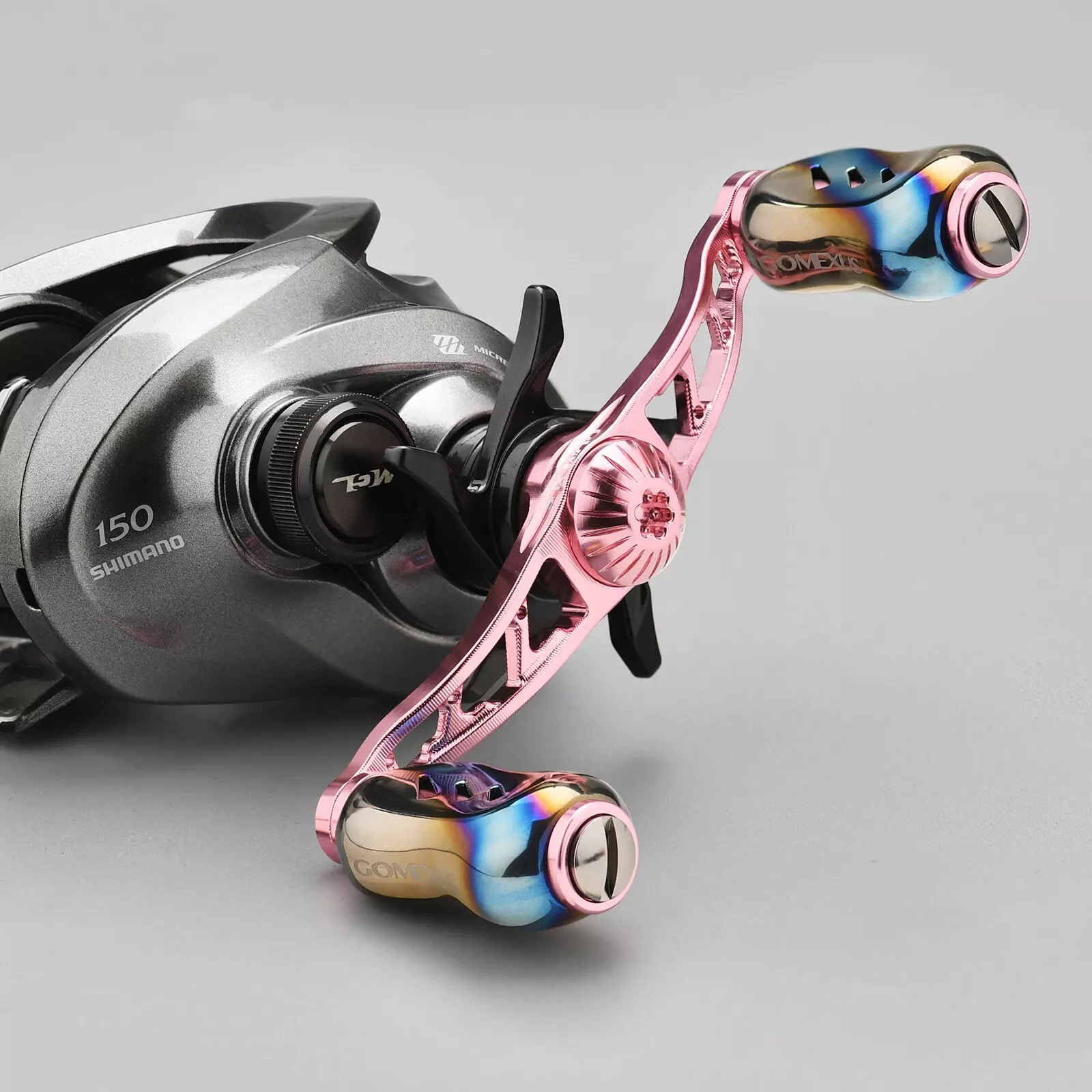 Manivela Gomexus de 100mm para Shimano Scorpion Curado Bantam Aldebaran Daiwa Steez Tatula Catalina Zillion Abu García Baitcast - imagen 3