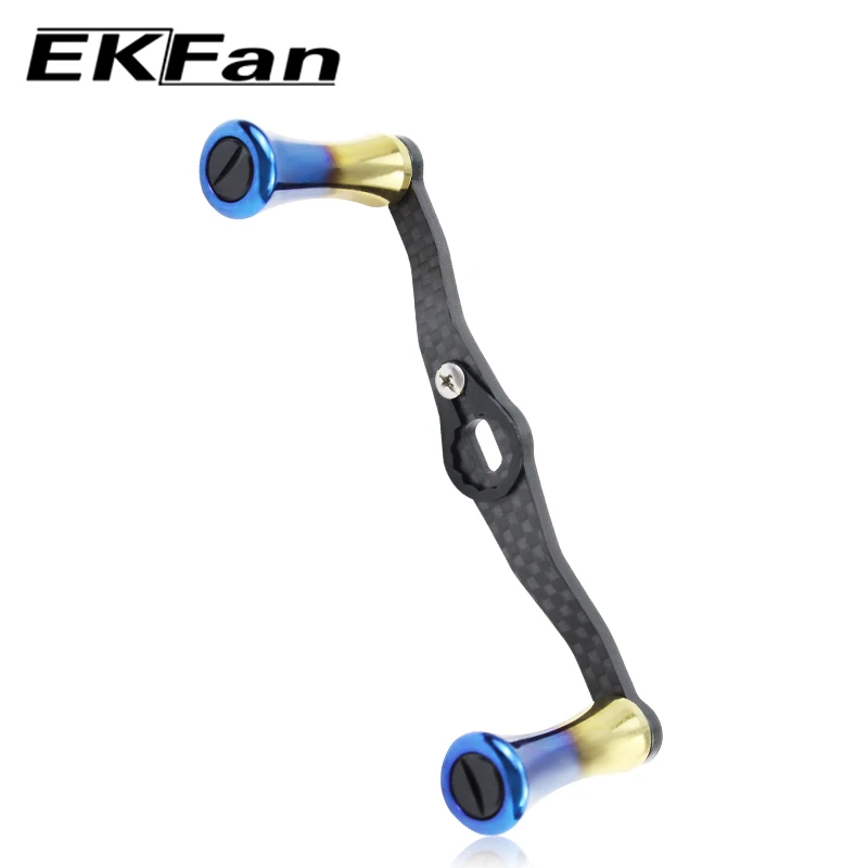 EKfan-carrete de pesca de fibra de carbono Daiwa/Shimano, mango de aleación de aluminio, 105MM, accesorio de pesca - imagen 2