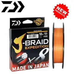 Daiwa J-Braid Expedition X8 — Sedal trenzado PE para pesca